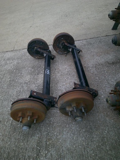 (2) 5200 LB AXLES- 50F W/ TORSION