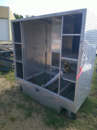 75x72x36" DIAMOND PLATE TOOL CABINET