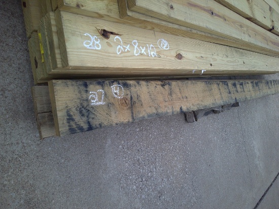 PCS 2x8x12FT OAK LUMBER