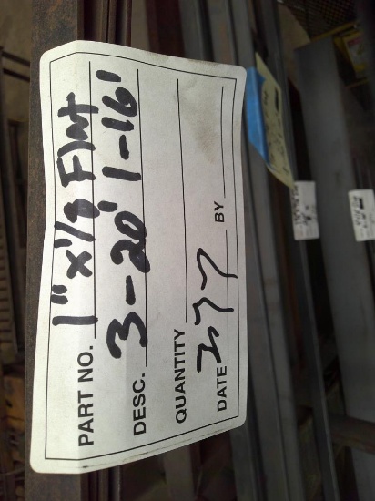 (3) PCS 1"x1/8"x20FT FLAT IRON