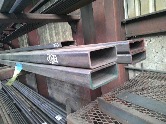 (2) PCS 2"x5"x3/16" RECT TUBING- (2) 20FT