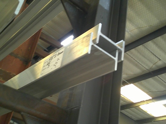(3) PCS 4 1/2" ALUM I-BEAM- 22FT