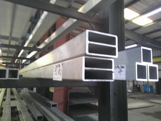 (2) PCS 3"x5"x3/16" ALUM RECT TUBING- 24FT
