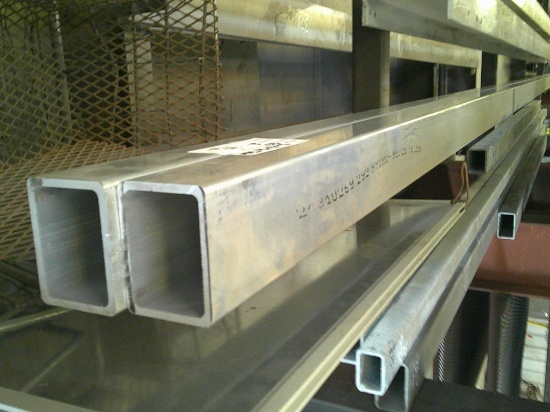 (2) PCS 3"x4"x1/4" ALUM RECT TUBING- 25FT