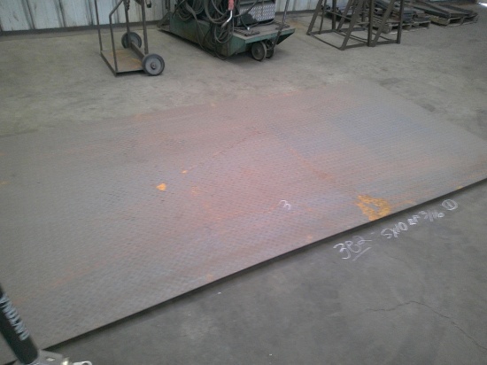 (1) PC 5FTx10FTx1/4" FLOOR PLATE