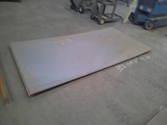 (2) PCS 4FTx8FTx1/4" DIAMOND PLATE