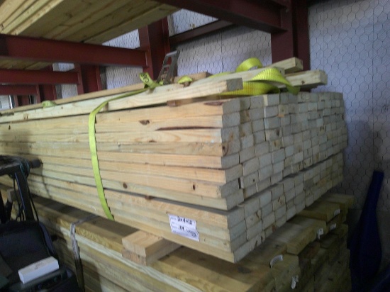 PCS 2x4x12 TREATED PINE LUMBER