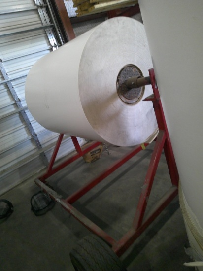 ROLL PAINT BOOTH FLOOR COVER ON SPOOL