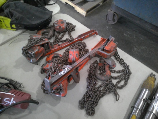 (3) CHAIN HOISTS