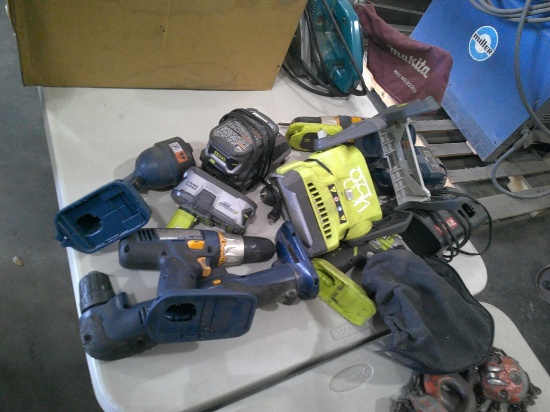 ASST RYOBI CORDLESS TOOLS