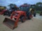 KUBOTA L3430 FARM TRACTOR W/ 5FT BOX BLADE