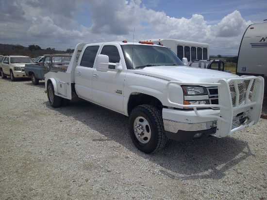 2006 CHEV 1T DUALLY W/ WESTERN HAULER BED