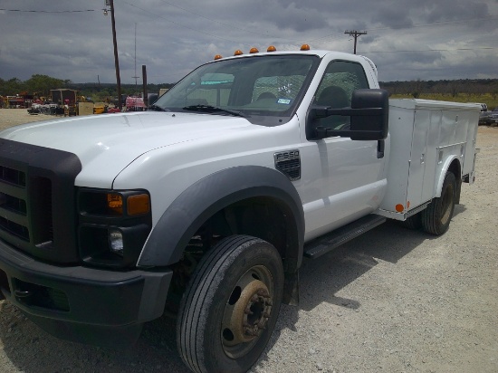 2008 FORD F550 UTILITY TRUCK