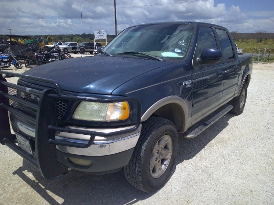 2002 FORD F150 4-DOOR PU