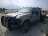 2008 FORD F350 EXTEN CAB FLATBED PU