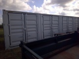 40FT SEA CONTAINER W/ 4 SIDE DOORS- 1 TRIP