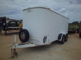 CM T.PULL 16FT ENCLOSED TRLR- NO PAPERS