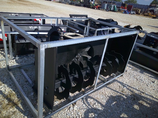 68" SNOW BLOWER F/ SKID STEER