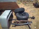 AXLE W/ TIRES, FENDERS, SPRINGS, ETC
