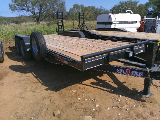 DOUBLE A T.PULL 20FTx87" FLATBED TRLR- TITLE