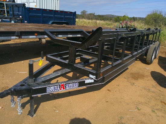 DOUBLE A T.PULL 4-BALE HAY TRLR-MSO