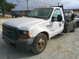 2005 FORD F350 FLATBED S.CAB DUALLY PU
