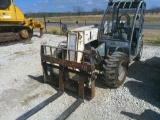 TEREX 5519 TELEHANDLER W/ 4FT FORKS & QUICK ATTCH
