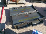 (1) SOLID SKID STEER PLATE