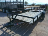 DOUBLE A T.PULL 14FT RAMP GATE TRLR- TITLE