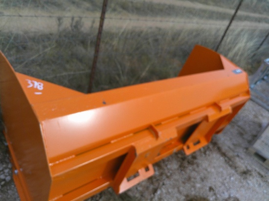 SNOW PUSHER F/ SKID STEER