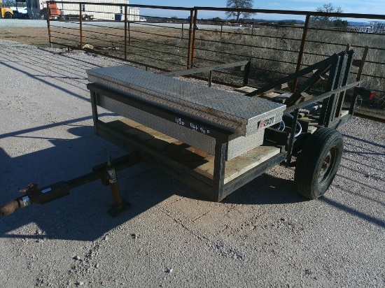 T.PULL WELDING TRLR W/ TOOL BOX- NO PAPERS