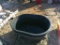 (2) BLACK TUBS
