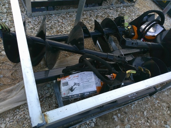 (1) WOLVERINE PH DIGGER W/ 2 BITS F/ SKID STEER