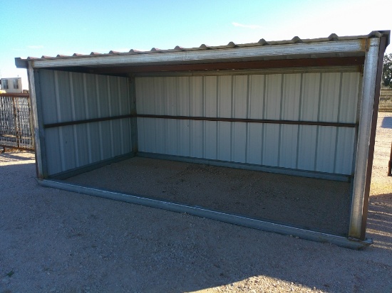 16FTx8FT 3-SIDED SHED