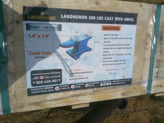 LAND HONOR 200LB ANVIL
