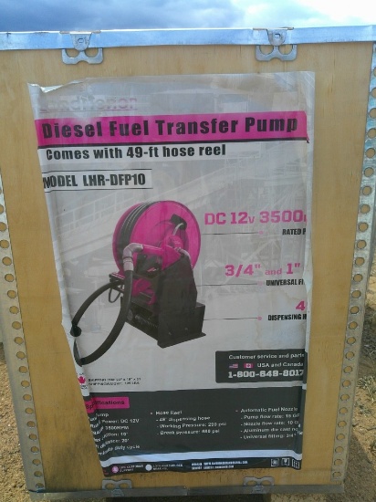 LAND HONOR DIESEL FUEL PUMP W/49' HOSE