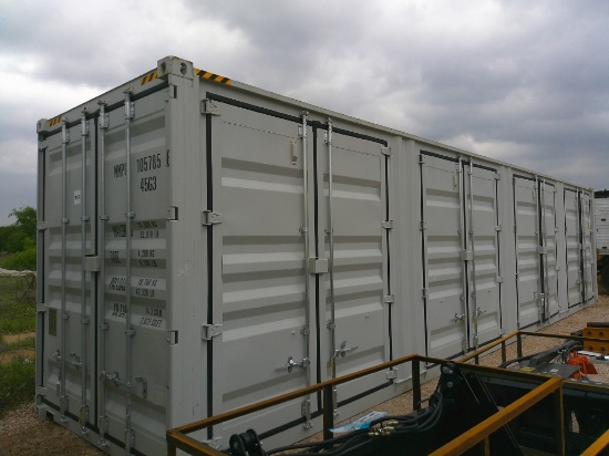 40FT SEA CONTAINER W/ 4 SIDE DOORS- 1 TRIP