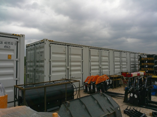 40FT SEA CONTAINER W/ 4 SIDE DOORS- 1 TRIP