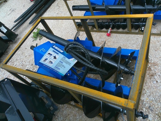 AGT PH DIGGER W/ 3 BITS F/ SKID STEER