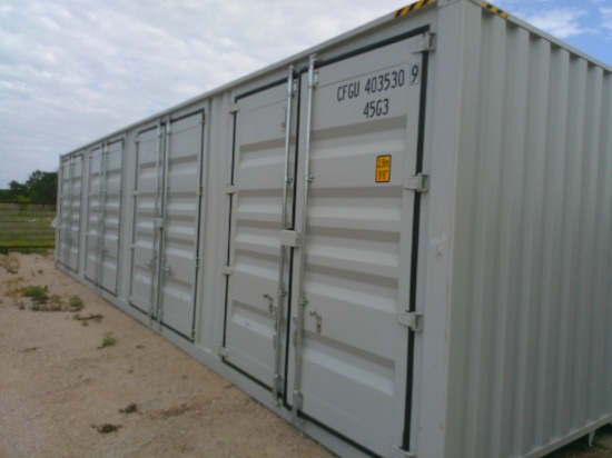 40FT SEA CONTAINER W/ 4 SIDE DOORS- 1 TRIP