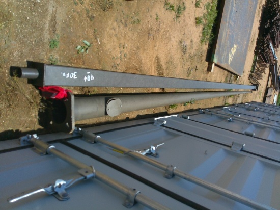 (2) 30FT LIGHT POLES