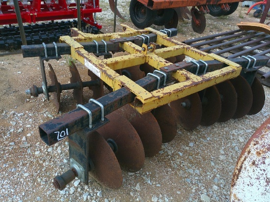 KING CUTTER 6FT DISC PLOW- MISSING 3PT