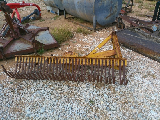 3PT 6FT LANDSCAPE RAKE
