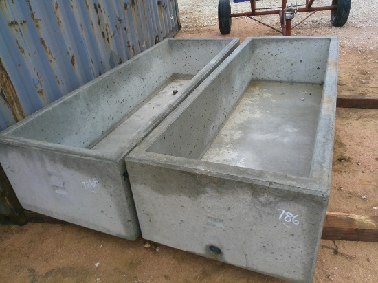 (1) 8FT CEMENT TROUGH