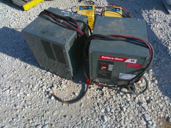 (2) BATTERY MATE 80 24V BATTERY CAHRGERS
