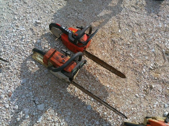 (2) CHAIN SAWS