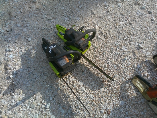 (2) POULAN CHAIN SAWS