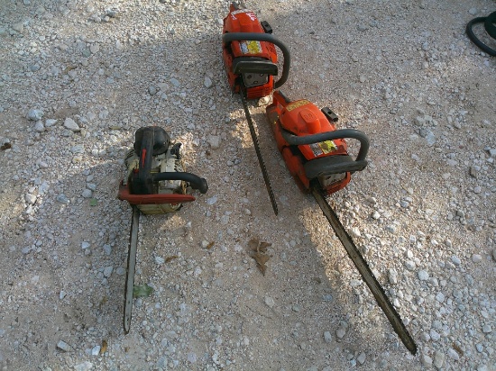 (3) CHAIN SAWS