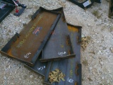 (1) SOLID SKID STEER PLATE