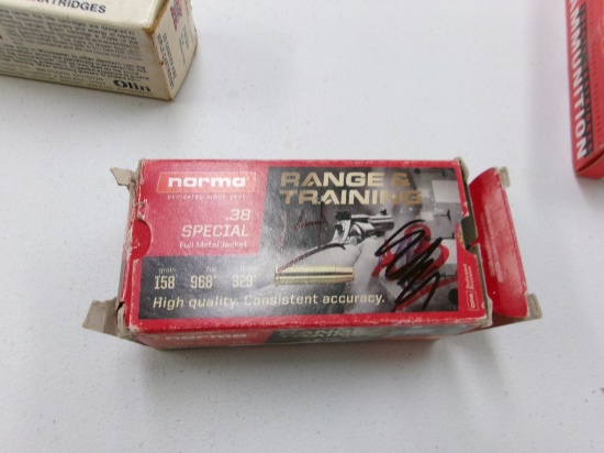50 ROUNDS NORMA .38 SPEC 158 GR AMMO